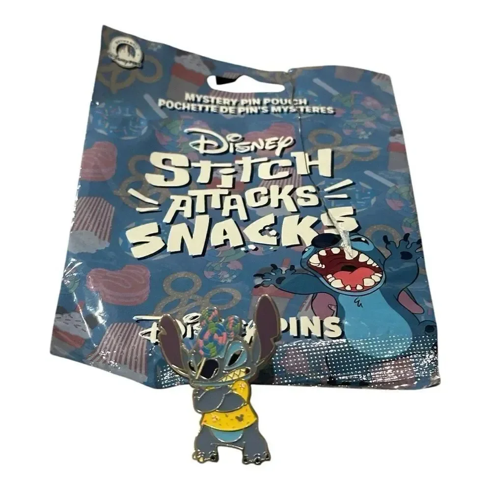 Stitch Attacks Snacks Mystery Pouch - Stitch with Lollipop Stitch